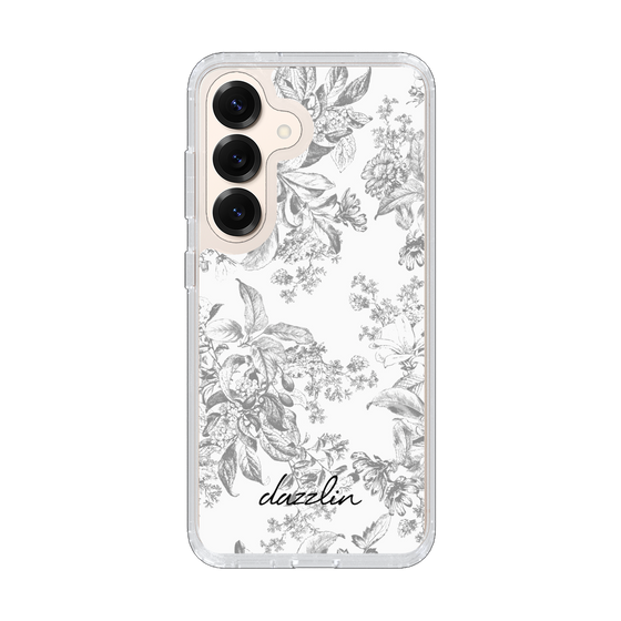 Slim Protection Case［ dazzlin - ToneFlower - Gray ］