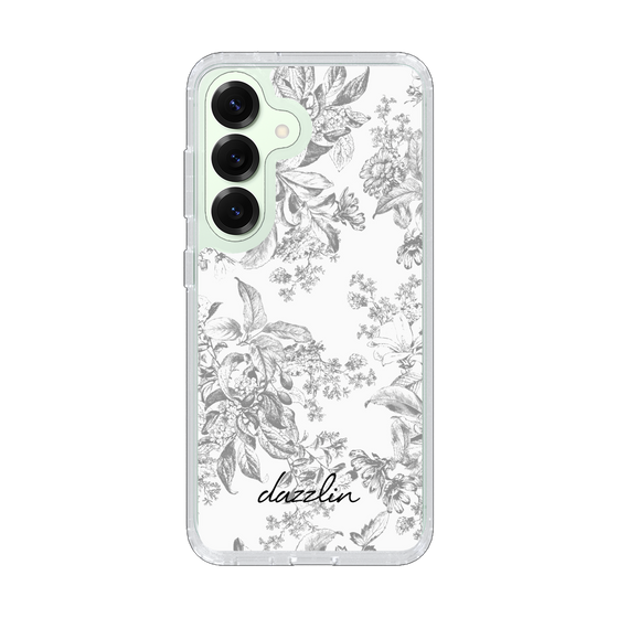 Slim Protection Case［ dazzlin - ToneFlower - Gray ］