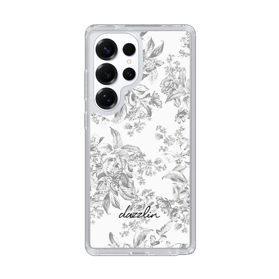 Slim Protection Case［ dazzlin - ToneFlower - Gray ］
