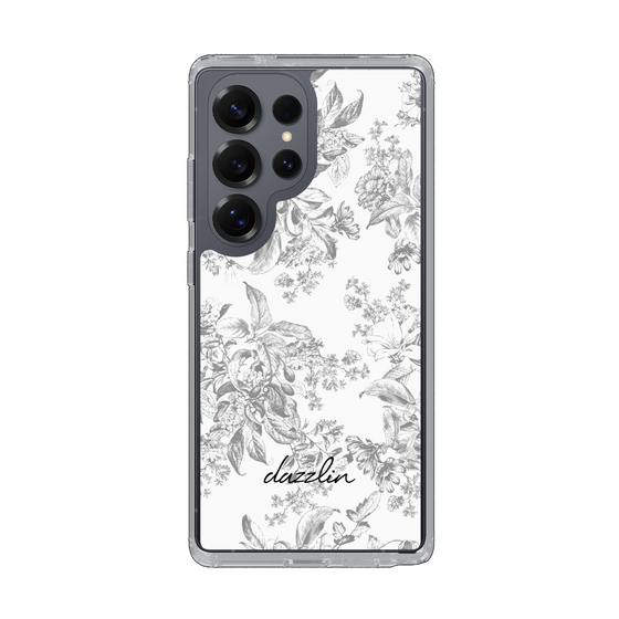 Slim Protection Case［ dazzlin - ToneFlower - Gray ］