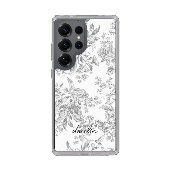 Slim Protection Case［ dazzlin - ToneFlower - Gray ］