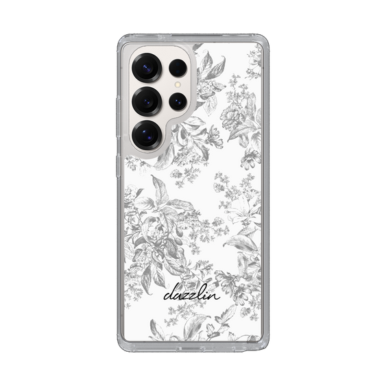 Slim Protection Case［ dazzlin - ToneFlower - Gray ］