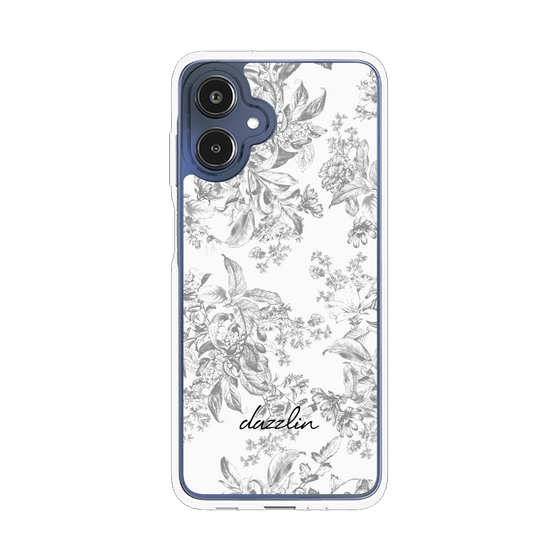 Slim Protection Case［ dazzlin - ToneFlower - Gray ］