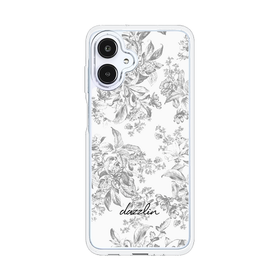 Slim Protection Case［ dazzlin - ToneFlower - Gray ］