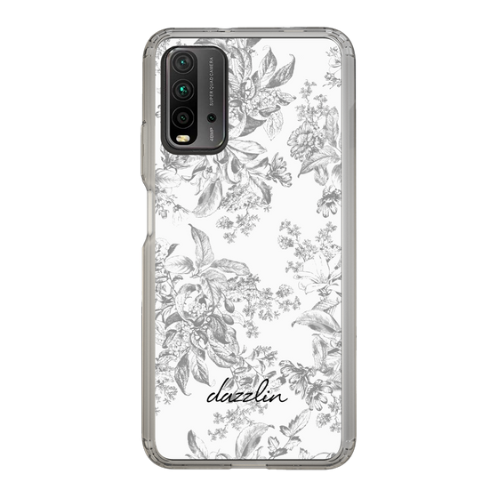 Slim Protection Case［ dazzlin - ToneFlower - Gray ］