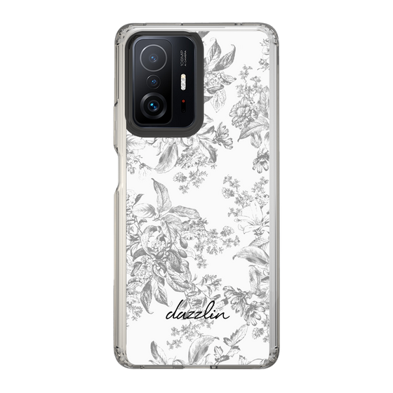Slim Protection Case［ dazzlin - ToneFlower - Gray ］