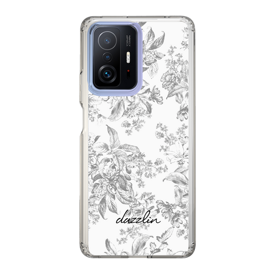 Slim Protection Case［ dazzlin - ToneFlower - Gray ］