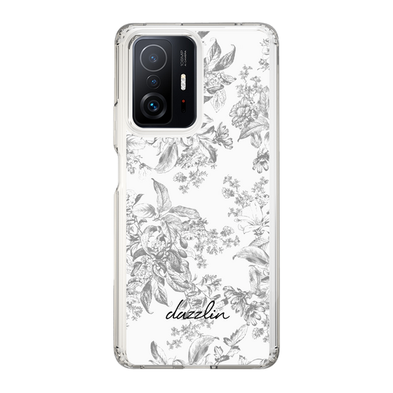 Slim Protection Case［ dazzlin - ToneFlower - Gray ］