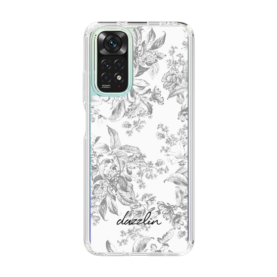 Slim Protection Case［ dazzlin - ToneFlower - Gray ］