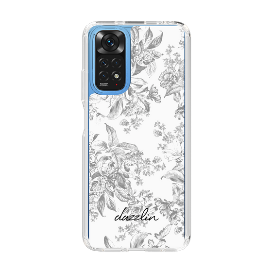 Slim Protection Case［ dazzlin - ToneFlower - Gray ］