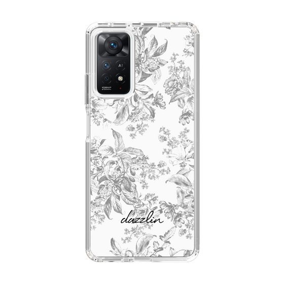 Slim Protection Case［ dazzlin - ToneFlower - Gray ］