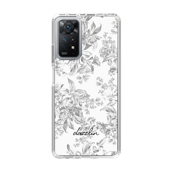 Slim Protection Case［ dazzlin - ToneFlower - Gray ］