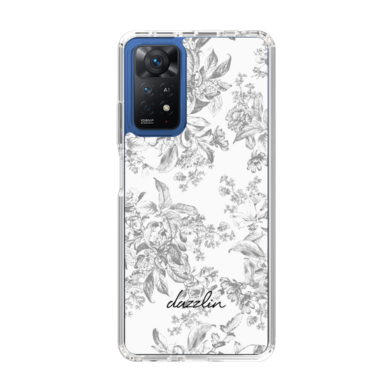 Slim Protection Case［ dazzlin - ToneFlower - Gray ］