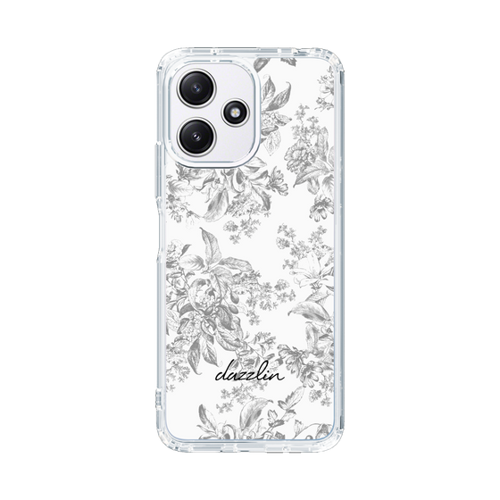Slim Protection Case［ dazzlin - ToneFlower - Gray ］