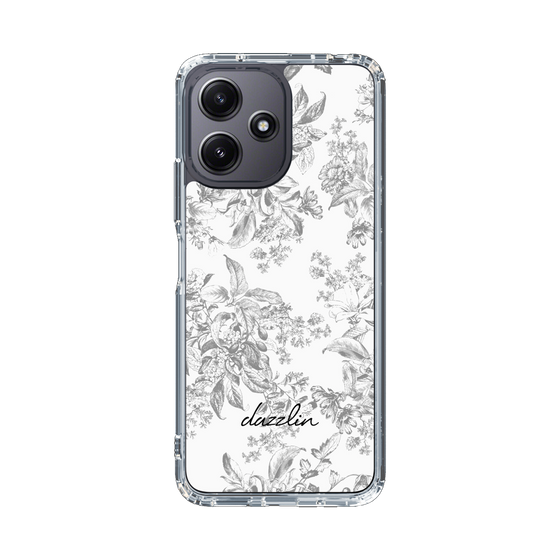 Slim Protection Case［ dazzlin - ToneFlower - Gray ］