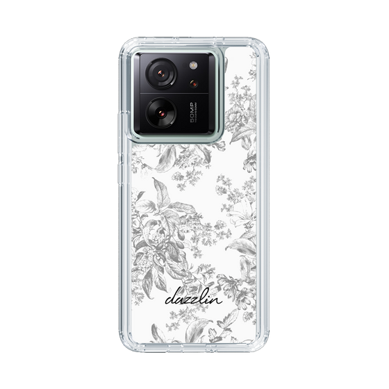 Slim Protection Case［ dazzlin - ToneFlower - Gray ］