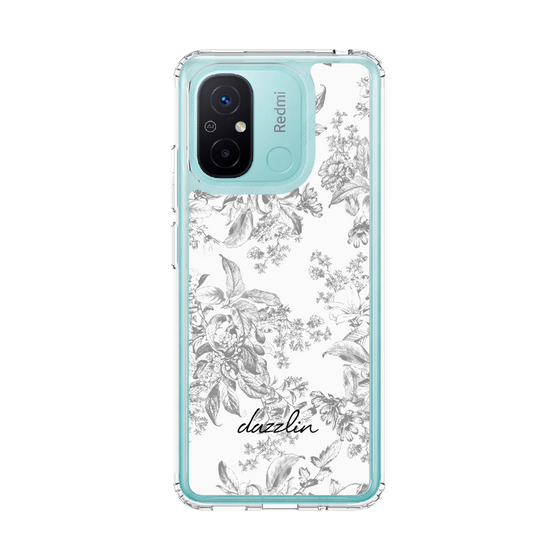 Slim Protection Case［ dazzlin - ToneFlower - Gray ］