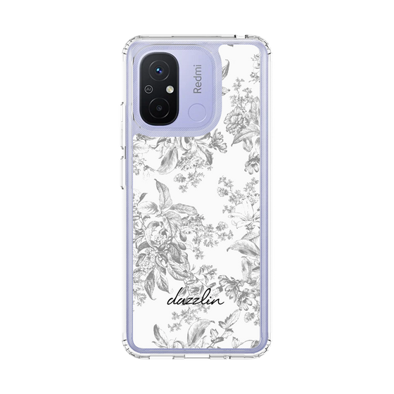 Slim Protection Case［ dazzlin - ToneFlower - Gray ］