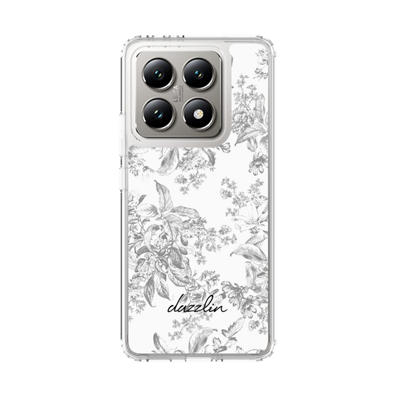 Slim Protection Case［ dazzlin - ToneFlower - Gray ］
