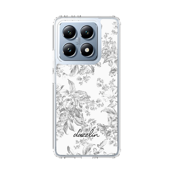 Slim Protection Case［ dazzlin - ToneFlower - Gray ］