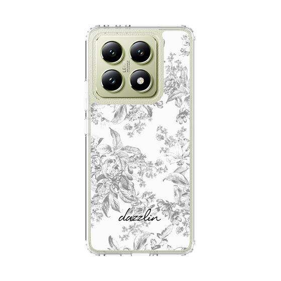 Slim Protection Case［ dazzlin - ToneFlower - Gray ］
