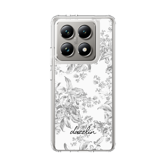 Slim Protection Case［ dazzlin - ToneFlower - Gray ］