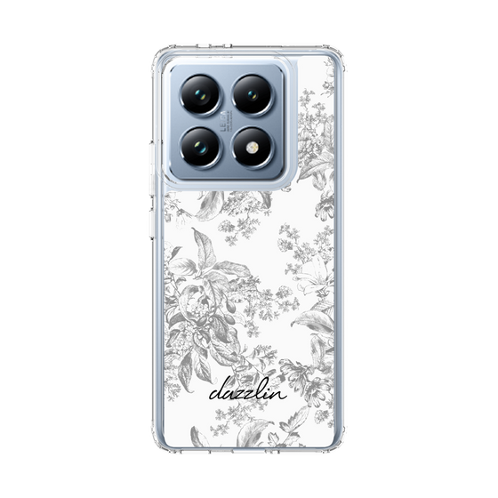Slim Protection Case［ dazzlin - ToneFlower - Gray ］
