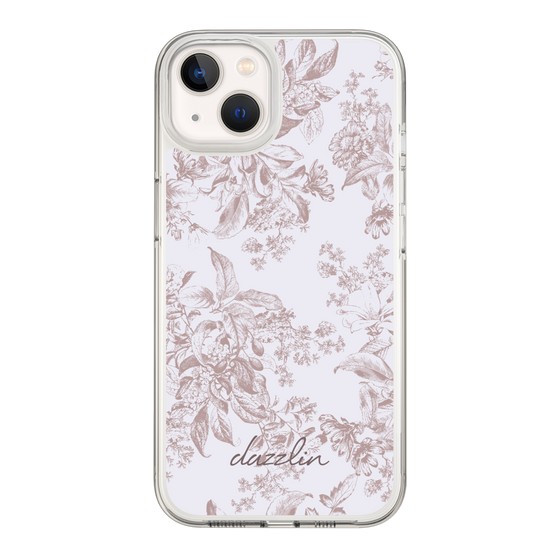 Slim Protection Case［ dazzlin - ToneFlower - Pink ］