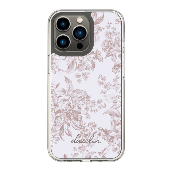 Slim Protection Case［ dazzlin - ToneFlower - Pink ］