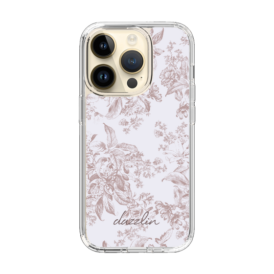 Slim Protection Case［ dazzlin - ToneFlower - Pink ］