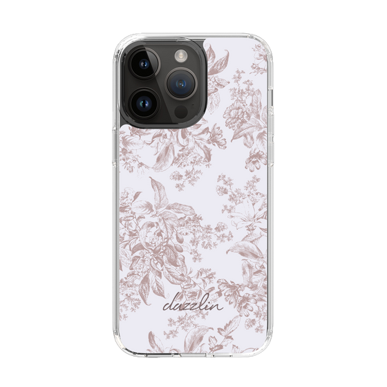 Slim Protection Case［ dazzlin - ToneFlower - Pink ］