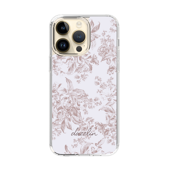 Slim Protection Case［ dazzlin - ToneFlower - Pink ］