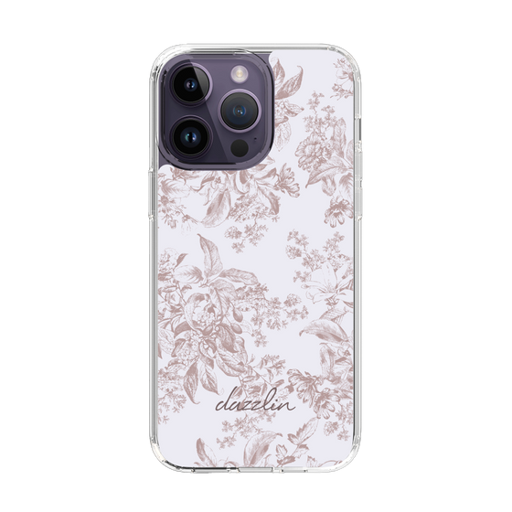 Slim Protection Case［ dazzlin - ToneFlower - Pink ］