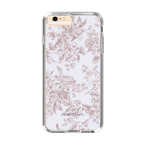 Slim Protection Case［ dazzlin - ToneFlower - Pink ］