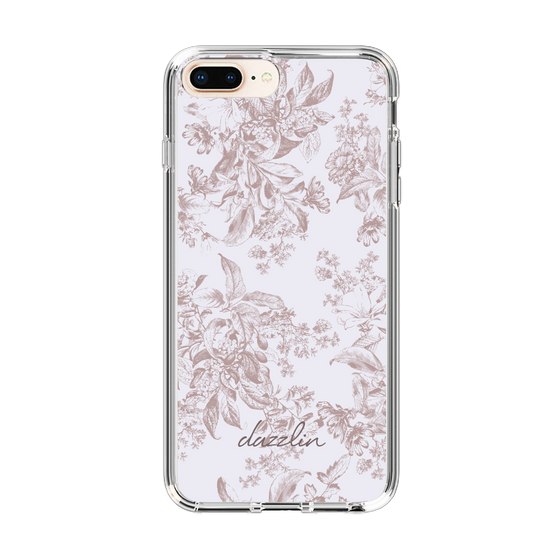 Slim Protection Case［ dazzlin - ToneFlower - Pink ］