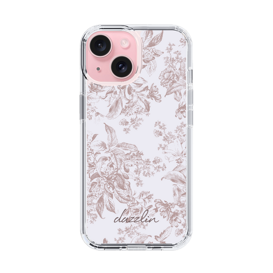 Slim Protection Case［ dazzlin - ToneFlower - Pink ］