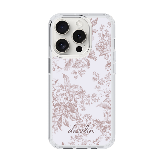 Slim Protection Case［ dazzlin - ToneFlower - Pink ］
