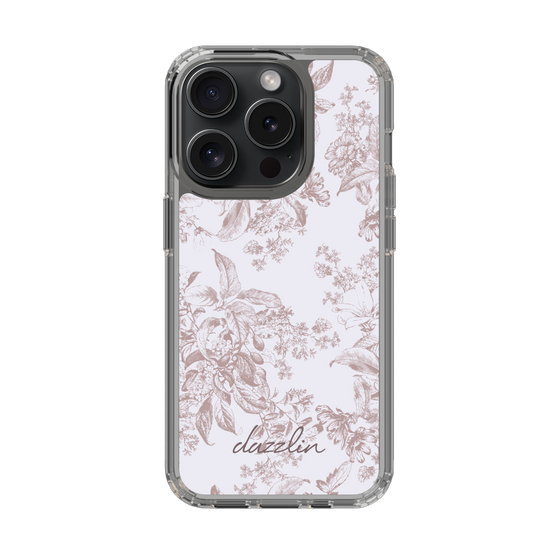 Slim Protection Case［ dazzlin - ToneFlower - Pink ］