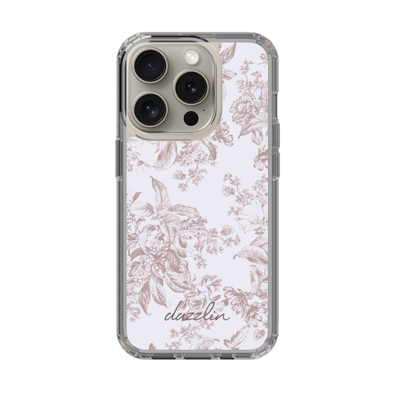 Slim Protection Case［ dazzlin - ToneFlower - Pink ］