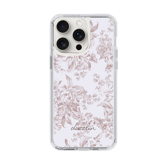 Slim Protection Case［ dazzlin - ToneFlower - Pink ］