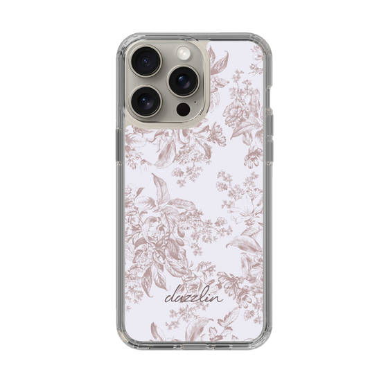 Slim Protection Case［ dazzlin - ToneFlower - Pink ］