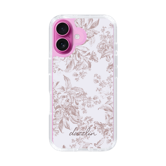 Slim Protection Case［ dazzlin - ToneFlower - Pink ］
