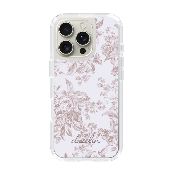 Slim Protection Case［ dazzlin - ToneFlower - Pink ］