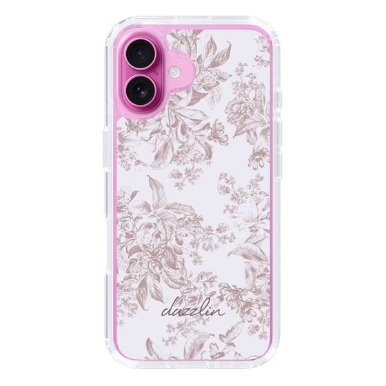 Slim Protection Case［ dazzlin - ToneFlower - Pink ］