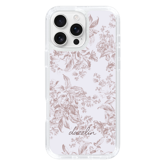 Slim Protection Case［ dazzlin - ToneFlower - Pink ］