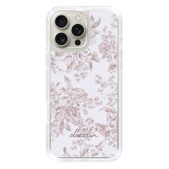 Slim Protection Case［ dazzlin - ToneFlower - Pink ］