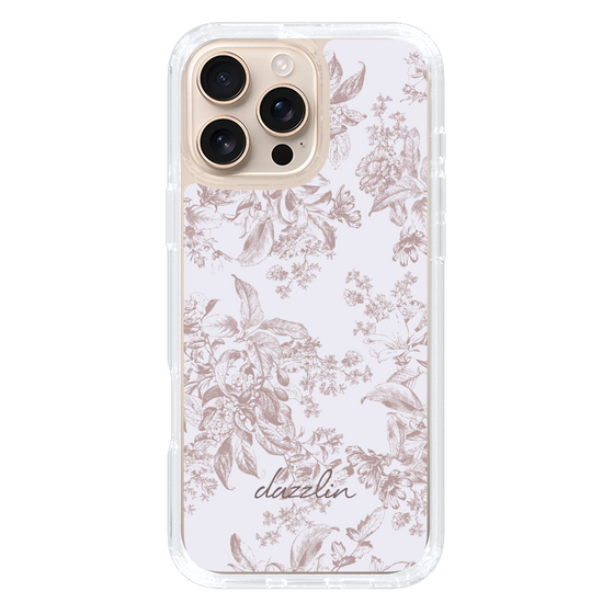Slim Protection Case［ dazzlin - ToneFlower - Pink ］