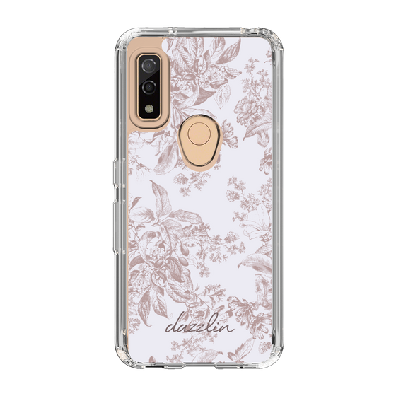 Slim Protection Case［ dazzlin - ToneFlower - Pink ］