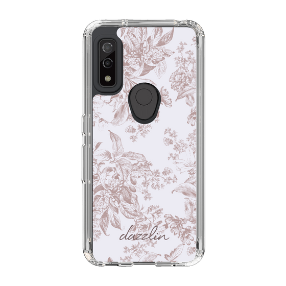 Slim Protection Case［ dazzlin - ToneFlower - Pink ］