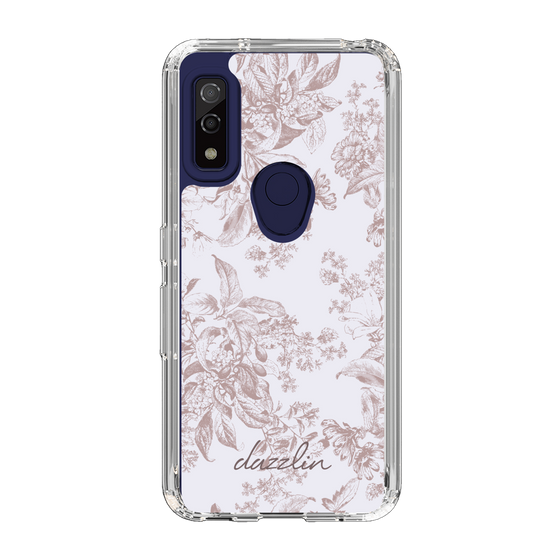 Slim Protection Case［ dazzlin - ToneFlower - Pink ］
